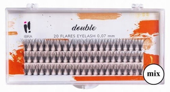 Ibra Double 20 Flares Kępki Rzęs 0.07 C 8 10 12 mm