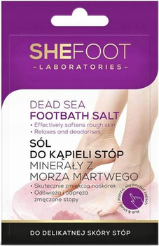 SheFoot Sól z Morza Martwego Do Kąpieli Stóp 55g