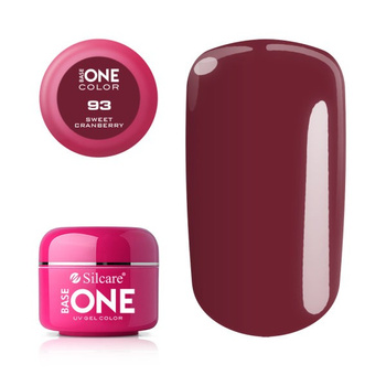 Silcare Base One Żel UV 93 Sweet Cranberry 5g