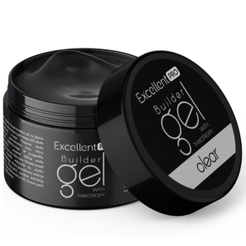 Excellent PRO Jednofazowy Budujący Żel Do Paznokci LED/UV Clear 50g