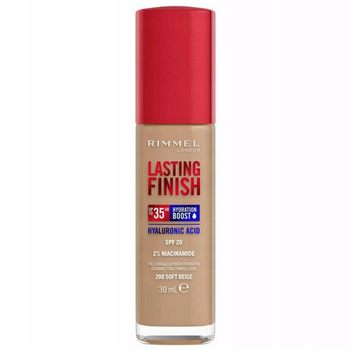 Rimmel Lasting Finish 35HR Nawilżający Podkład Do Twarzy 200 Soft Beige