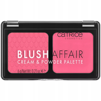 Catrice Blush Affair Róż Do Policzków w Kremie i Pudrze 020 Pleasing Pink