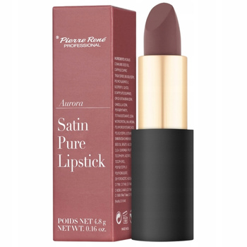 Pierre Rene Satin Pure Lipstick Pomadka Do Ust Satynowa 01 Aurora 4,8g