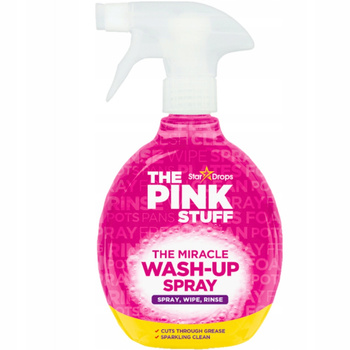 The Pink Stuff Wash Up Spray Płyn Pianka Do Mycia Naczyń Garnków 500ml