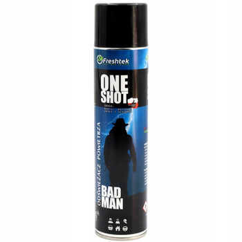 Freshtek One Shot Neutralizator Zapachów Odświeżacz Powietrza Bad Man 600ml
