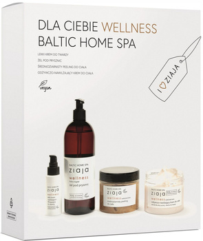 Ziaja Zestaw 4 Kosmetyków Baltic Home Spa Wellness Krem x2 Żel Peeling Krem