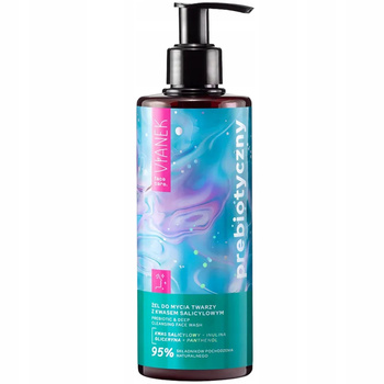 Vianek Prebiotyczny Oczyszczający Żel Do Mycia Twarzy Kwas Salicylowy 300ml