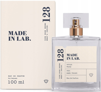 Made In Lab 128 Woda Perfumowana Damska Kwiatowa Jaśmin Gardenia 100ml