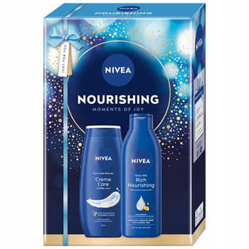 Nivea Nourishing Zestaw Prezentowy Kosmetyków Damskich Żel Mleczko Do Ciała