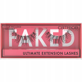Catrice Faked Ultra Extension Lashes Sztuczne Rzęsy Na Pasku Czarne + Klej