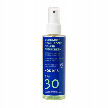 Korres Spray Ochronny z Ogórkiem SPF30 Dwufazowy