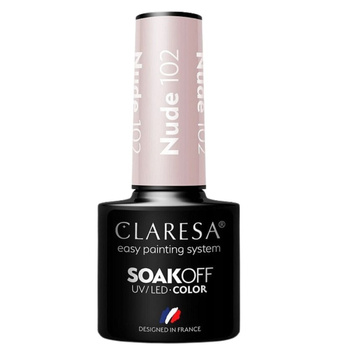 Claresa Lakier Hybrydowy Nude 102 5g