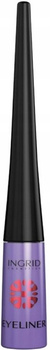 Ingrid Kolorowy Eyeliner w Płynie z Pędzelkiem Fioletowy Matowy 4,5ml