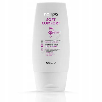 Silcare Nappa Soft Comfort Vegan Lawendowy Krem Do Stóp z Gliceryną 100ml