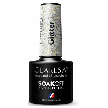 Claresa Lakier Hybrydowy Glitter 1 5g