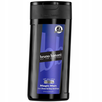 Bruno Banani Magic Man Męski Żel Pod Prysznic 3w1 Ciało Włosy Twarz 250ml