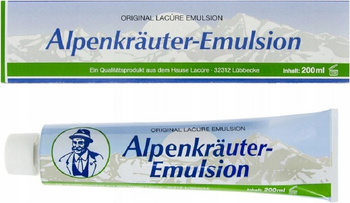 Lacure Alpenkrauter Emulsja Do Ciała z Ziół Alpejskich Ziołowa Maść Alpejska 200ml