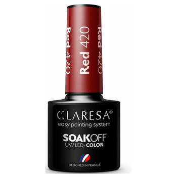 Claresa Lakier Hybrydowy Red 420 5g