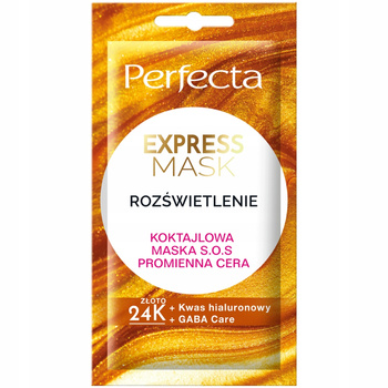 Perfecta Express Mask SOS Koktajlowa Rozświetlająca Maseczka Do Twarzy 8ml