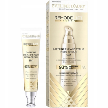Eveline D'Aury RemodeLift Kofeinowy Krem Pod Oczy Mezoterapia Skóry 15ml