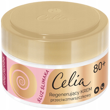 Celia Śluz Ślimaka Przeciwzmarszczkowy Krem Do Twarzy Regenerujący 80+ 50ml