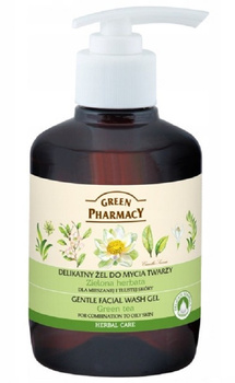 Green Pharmacy Delikatny Żel Do Twarzy Zielona Herbata Cera Mieszana Tłusta 270ml