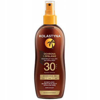 Kolastyna Nawilżający Olejek Do Opalania Wodoodporny SPF 30 Spray 150ml