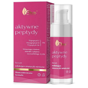 AVA Aktywne Peptydy Serum Redukujące Zmarszczki Mimiczne Booster Koktajl 30ml