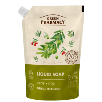 Green Pharmacy Mydło Do Rąk w Płynie Oliwka Jagody Goji Doypack 460ml