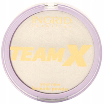 Ingrid Team X Prasowany Rozświetlacz Do Twarzy i Ciała Srebrny Heaven 16g