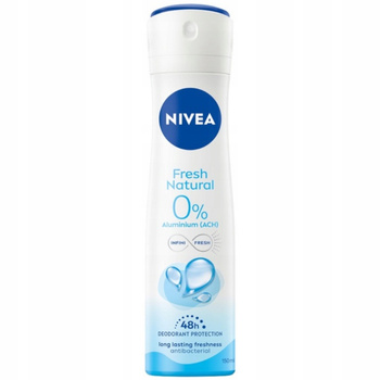 Nivea Fresh Natural 48H Antybakteryjny Dezodorant Damski w Sprayu 150ml