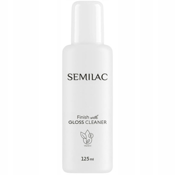 Semilac Finish With Gloss Cleaner Do Paznokci Odtłuszczacz Nabłyszcza 125ml