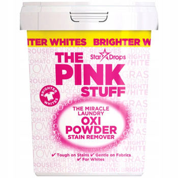 The Pink Stuff Oxi Powder Mocny Odplamiacz w Proszku Do Białych Tkanin 1kg