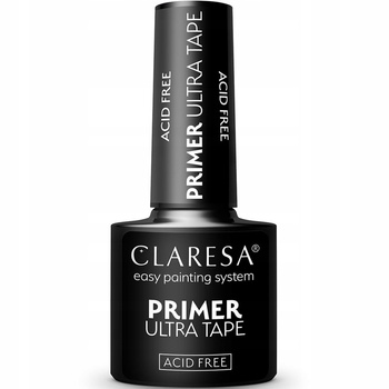 Claresa Ultra Tape Primer Bezkwasowy Zwiększa Przyczepność Żelu Hybrydy 5ml