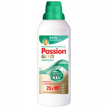 Passion Gold Universal Aktiv Gel Żel Do Prania Białego Kolorów 25 Prań 1L