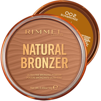 Rimmel Natural Bronzer Puder Brązujący z Efektm Rozświetlenia 002 Sunbronze