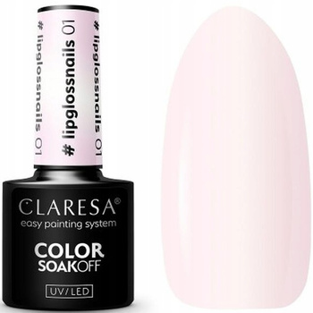 Claresa Lakier Hybrydowy #lipglossnails Efekt Błyszczyka Poświata 01 5g