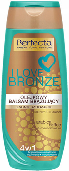 Perfecta I Love Bronze Olejkowy Balsam Brązujący 4w1 Jasna Karnacja 250ml