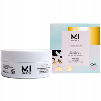 Marion Golden Glow Hydrożelowe Płatki Pod Oczy Niacynamid i Złoto 60 Sztuk