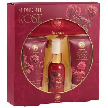 Aurora Damski Zestaw Prezentowy Kosmetyków Do Ciała + Opaska Midnight Rose