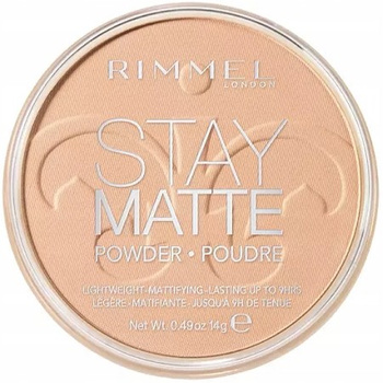 Rimmel Puder Stay Matte Matujący 004 Sandstorm
