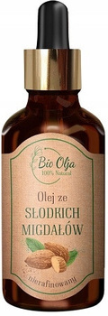 Bio Olej ze Słodkich Migdałów Nierafinowany 50ml