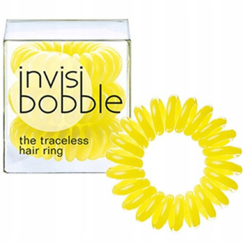 Invisibobble Gumki Do Włosów Sprężynki Żółte Submarine Yellow 3 sztuki