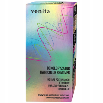 Venita Dekoloryzator Do Włosów Farb Półtrwałych i Tonerów + Odżywka 15ml