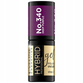 Eveline Hybrid Lakier Hybrydowy Do Paznokci Fioletowy 340 Deep Purple 5ml