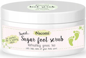 Nacomi Naturalny Peeling Stóp Zielona Herbata 125g