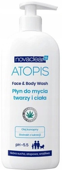 NOVACLEAR ATOPIS Płyn do Mycia Ciała Twarzy 500ml