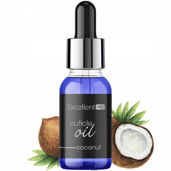 Excellent PRO Cuticle Oil Nawil偶aj膮ca Oliwka Do Sk贸rek Kokosowa Pipeta 10ml