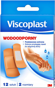 Viscoplast Plastry Wodoodporne z Opatrunkiem 12SZT