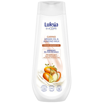 Luksja Silk Care Kremowy Żel Pod Prysznic Pielęgnujący Olej Arganowy 500ml